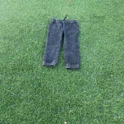 Cat & Jack Black Denim Jogger Pants – Size 3T (Toddler)