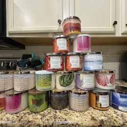 Bath & body Works, large candles