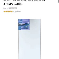 24 X 48 Sealed Artists Painter Canvas Painting Art Supply 