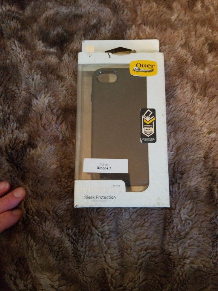 New! Otter Box iPhone 7 Symmetry Sleek Drop Protection Case Opened But Unused