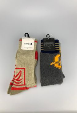 2pairs of socks 1 converse 1 sperry size 6-12