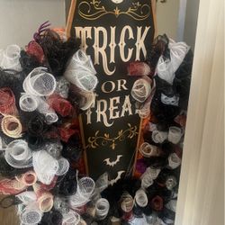 Double Sided Halloween Wreath