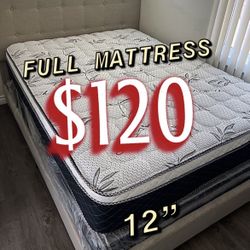 Full Size Pillow Top Mattress Only 