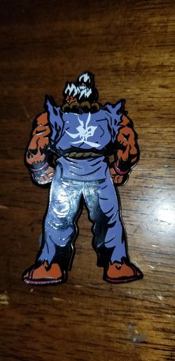 SDCC 2019 Street Fighter II Round 2 Rare Akuma Pin