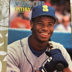 Ken Griffey Jr Vintage Beckett’s Cover July 1990