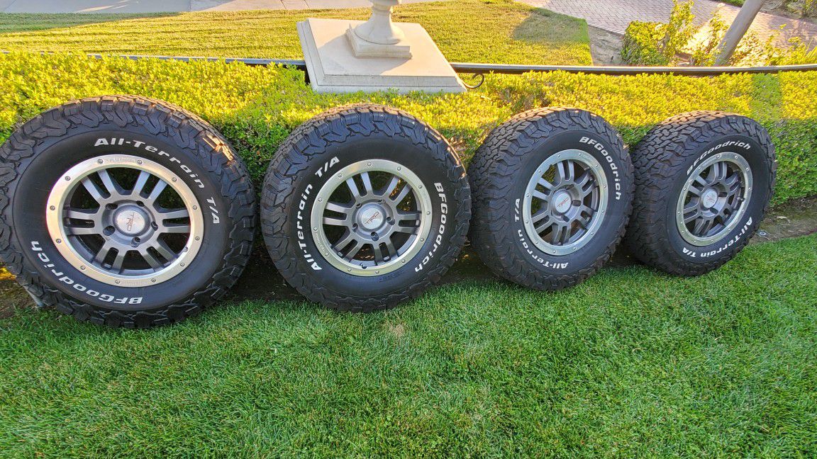 Rock Warrior TRD wheels and BFG K02s