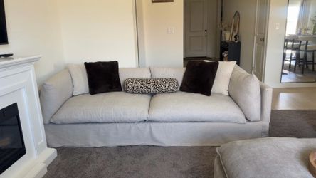 FOUR HANDS Habitat Slipcover Sofa