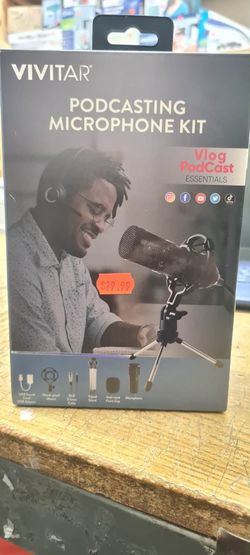 Vivitar Vlog Podcast Microphone Kit - Microphone