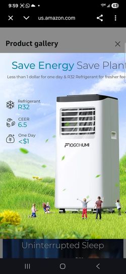 10000BTU Portable Air Conditioners - Portable AC Unit with Built-in Dehumidifier Fan Mode for Room up to 450 sq.ft. - Room Air Conditioner with 24H Ti