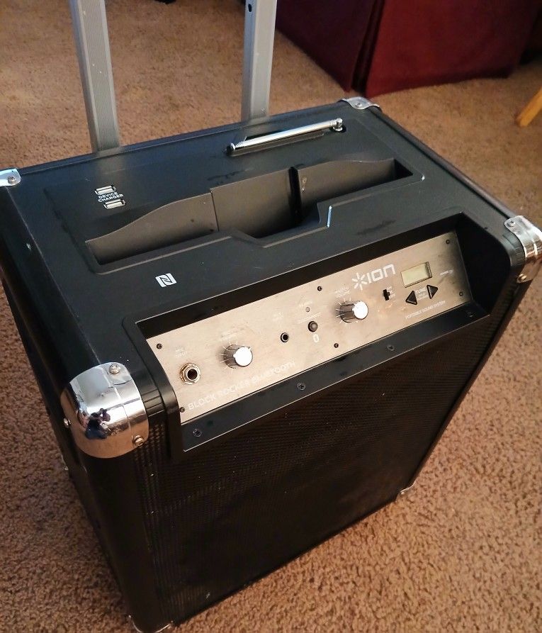 Ion Audio Block Rocker iPA56C Speaker System - 50 W RMS - Battery Rechargeable - Wireless (S)