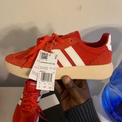 Adidas Originals Campus Trainers Red And White