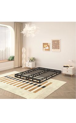 5 Inch Box Spring Full Size Bed, Heavy Duty Metal Mattress Foundation