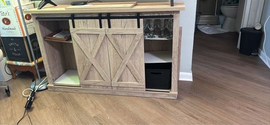 Credenza, cabinet, TV stand 48” x 16 x 30 high $25 or best offer
