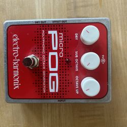 Electro-Harmonix Micro Pog Guitar Pedal