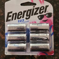 ENERGIZER 123 LITHIUM Battery 6 Pack