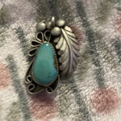 Torquoise Floral Pendant