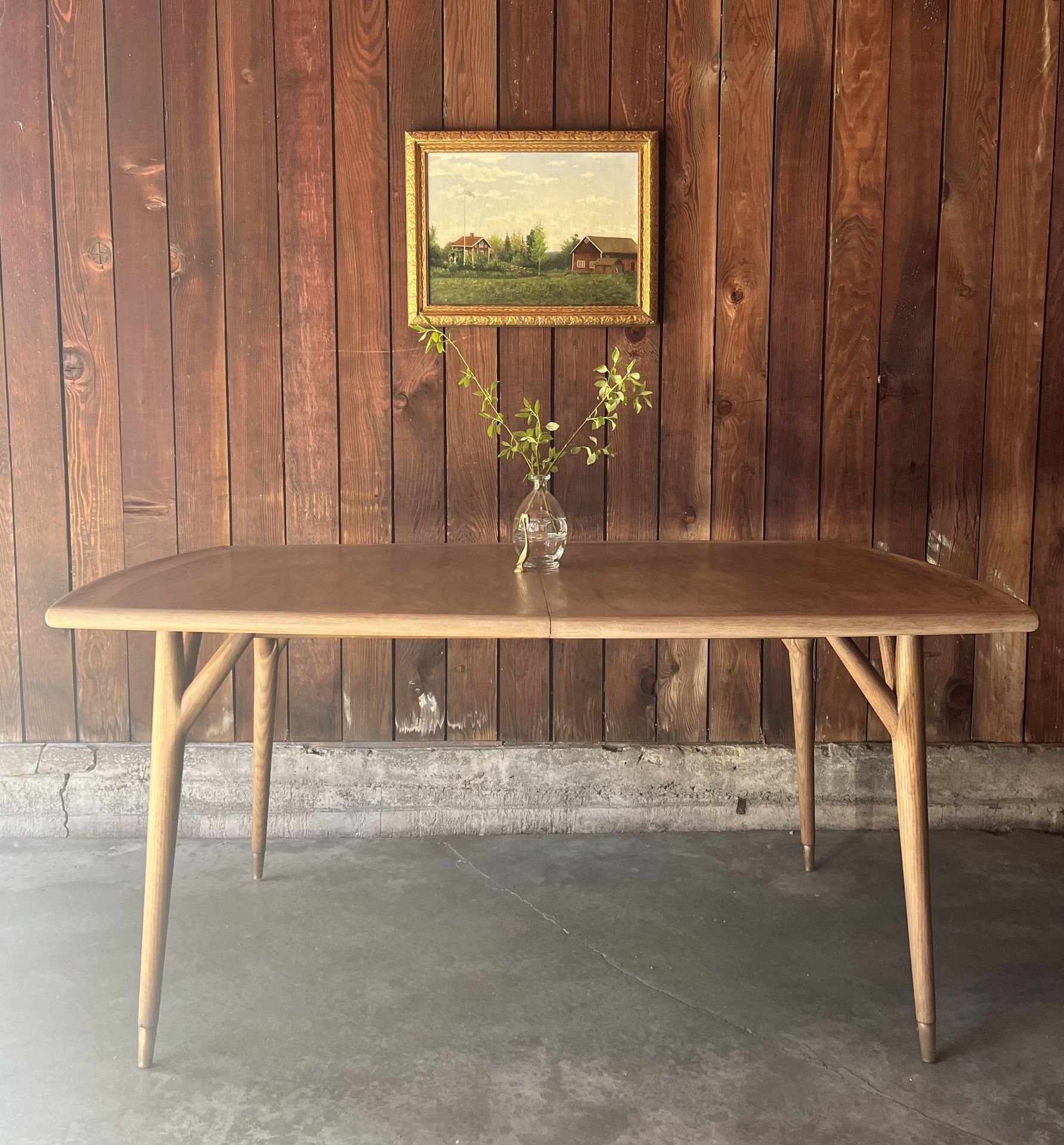 Vintage Wood Dining Table 