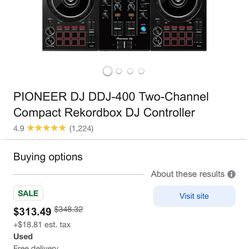 Pioneer Dj Controller DDJ-400