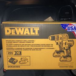 DEWALT 20v MAX XR COMBO SET