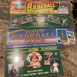 1989 Topps And 1990 Upper deck Baseball Cards