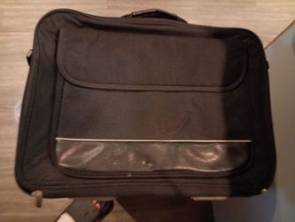 Black Laptop Bag with Shoulder Strap