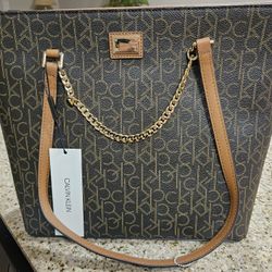 Calvin Klein Purse Brown