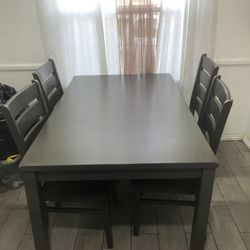 Dining Table With 4 Chairs