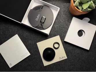 Oura Ring Gen 3 – Size 9 | Stealth (Black)