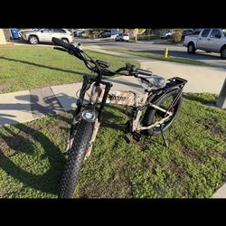 AMYET ARES Dual Motor E-Bike  3000W— Brand New — Color in Rare Camo — $550 OBO