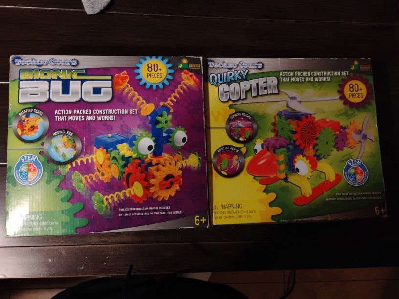 Techno Gears Bionic Bug And Quirky Copter