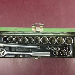 S&K USA 19 PC SOCKET SET METRIC (MM) 3/8” DRIVE 6 POINT SK USA