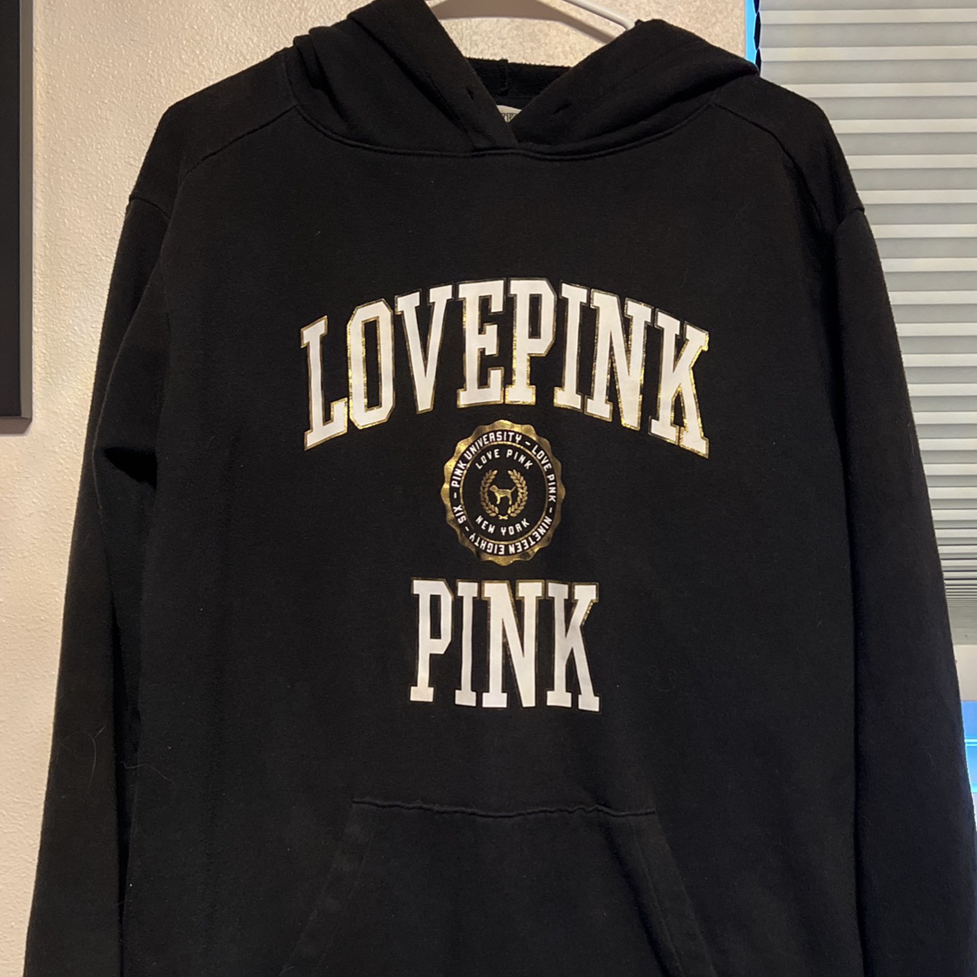 Pink Brand Hoodie Sweatshirt Size Small
