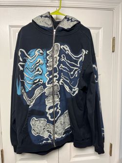 Cactus Jack/ Travis Scott authentic skeleton zip up hoodie