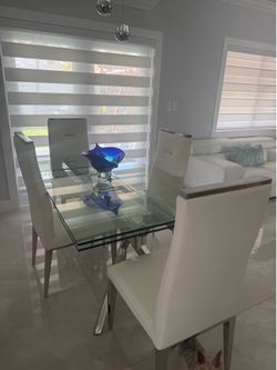 Dining table with chairs