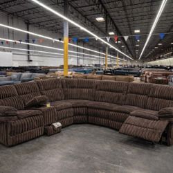 Brown Sectional recliner BRAND NEW 💥📦