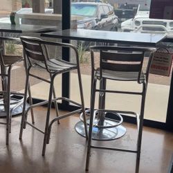 Tall Metal Bar Stool