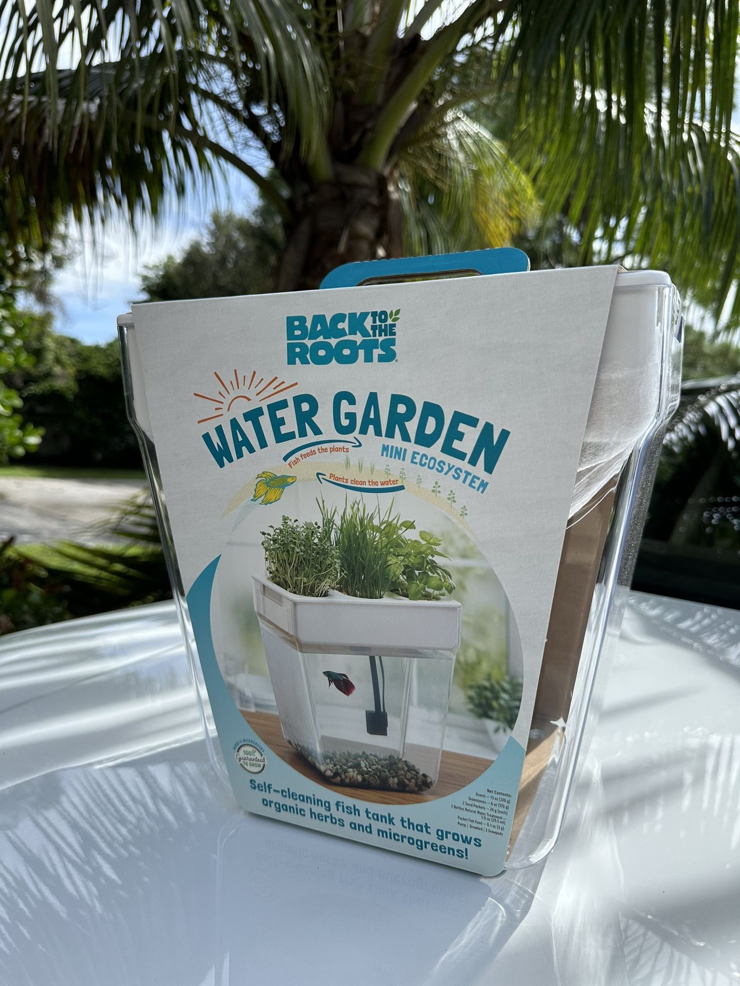 Fish Tank Water Garden Duo: Hydroponics / Aquaponics Ecosystem