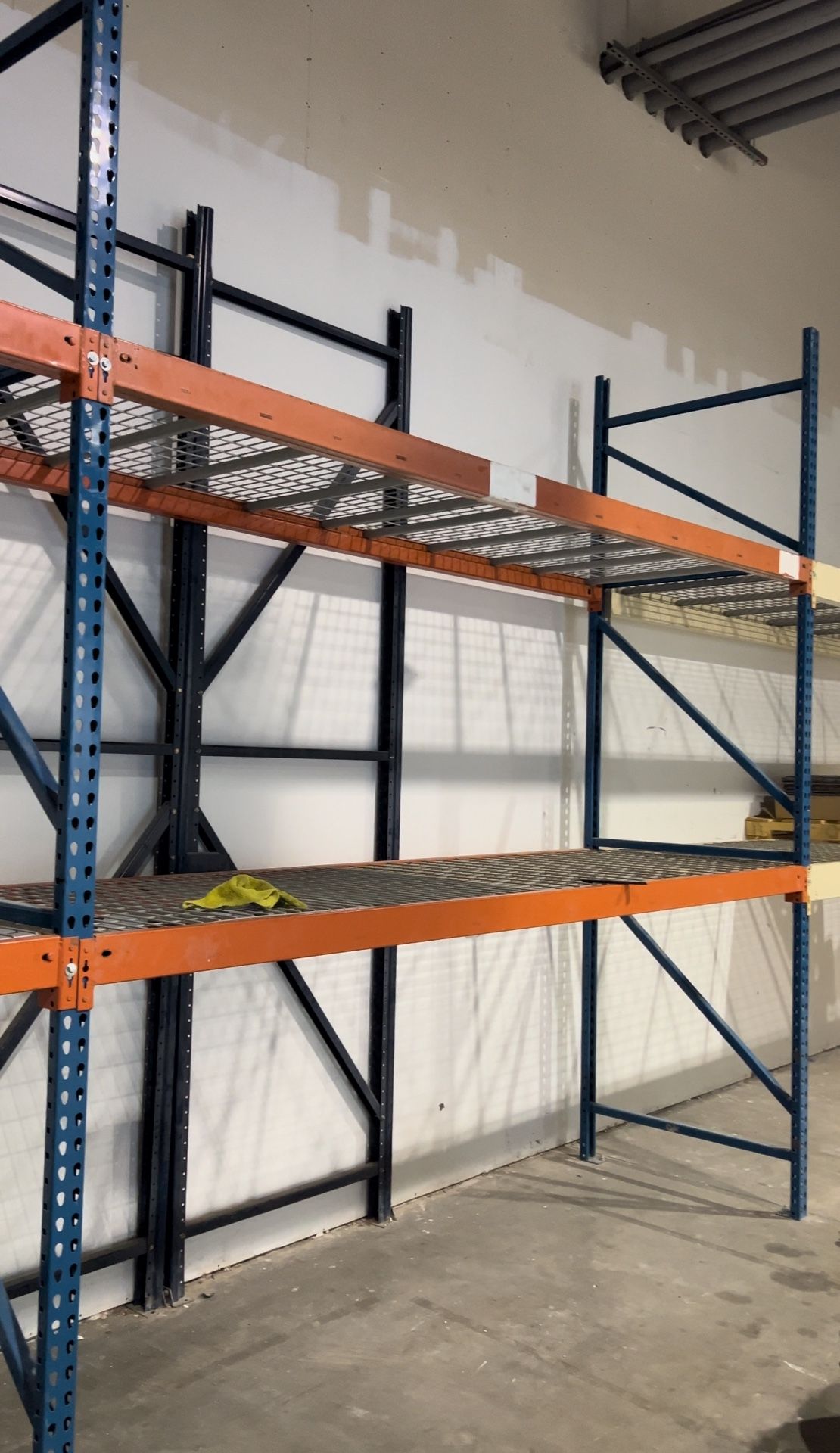 LARGE Steel Warehouse Storage Pallet Rack 12' Tall x 11' Wide x 3.5' Deep Each Section