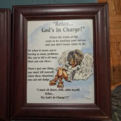 Relax God'S in charge!