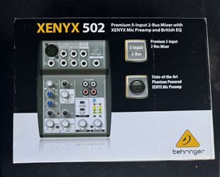 Behringer XENYX 502 Premium 5-Input 2-Bus Mixer