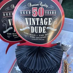 50th Birthday Party Supplies 