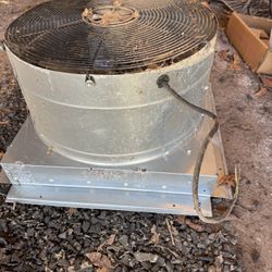 Greenhouse Fan With Vent