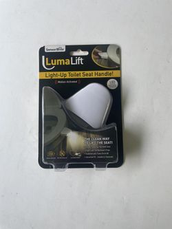 Sensor Brite LumaLit Wireless LED Lighted Night Light Bulb Toilet Seat Handle