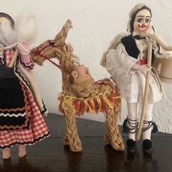 Vintage hand crafted Greek dolls
