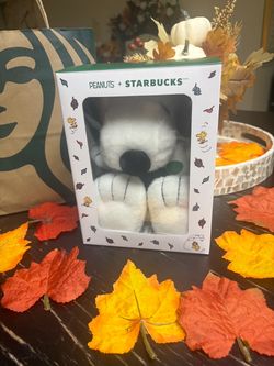 Snoopy Starbucks Plushie