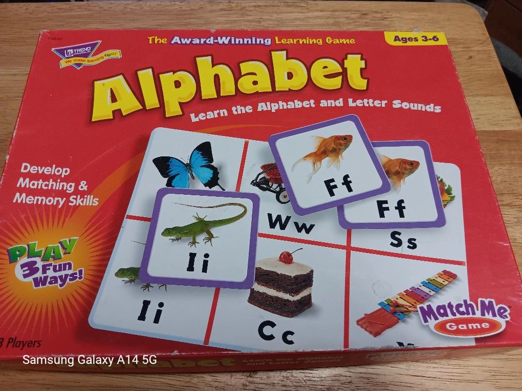 Games Alphabet Matching Game New!