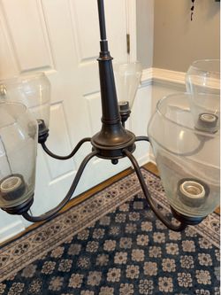 FREE Bronze colored chandelier