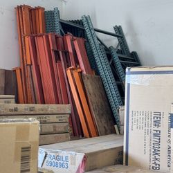 12ft Pallet Racks, 10ft Beams, 42” Width , Up To 14 Continuous Sections 