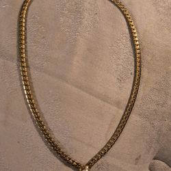 Vintage Park Lane Gold Plated Jeweled Necklace 