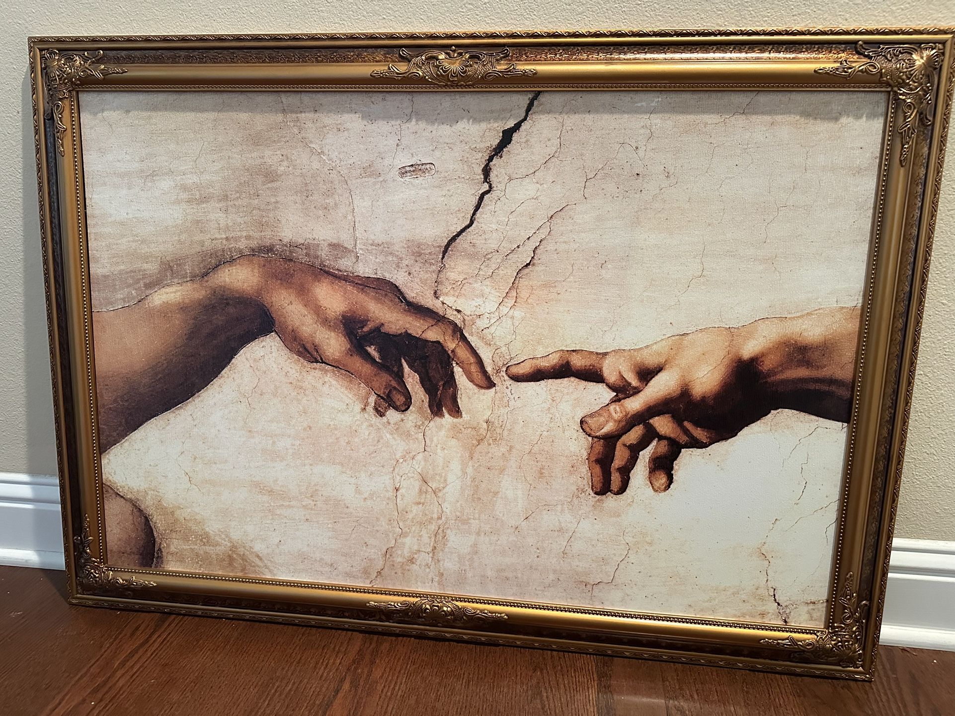 Michelangelo’s Creation Of Adam Painting